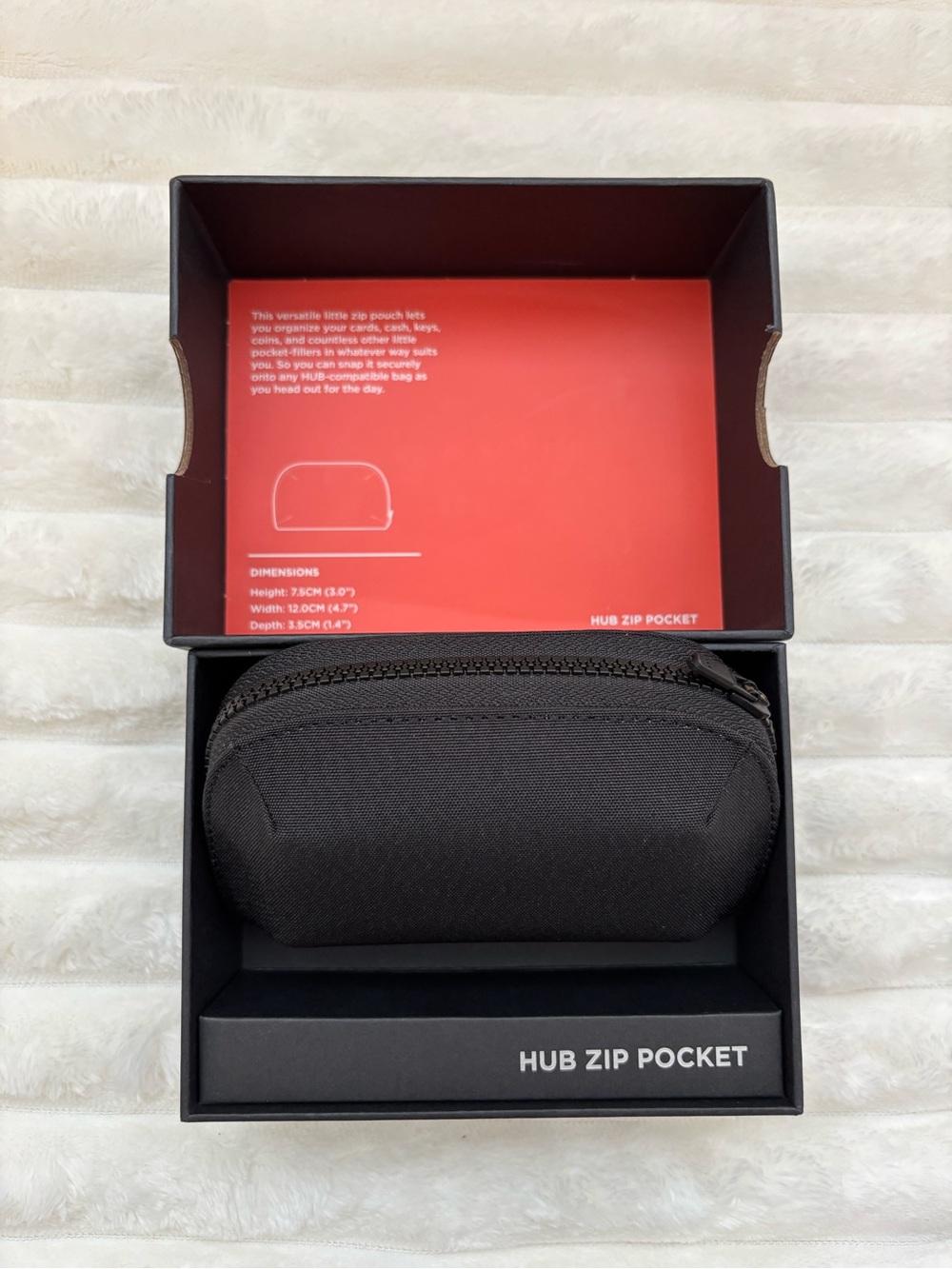 Alpaka HUB Zip Pocket- Black